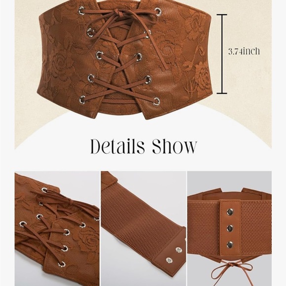 🎁NIP Corset Belt (Snaps and Elastic Back) - Picture 4 of 7